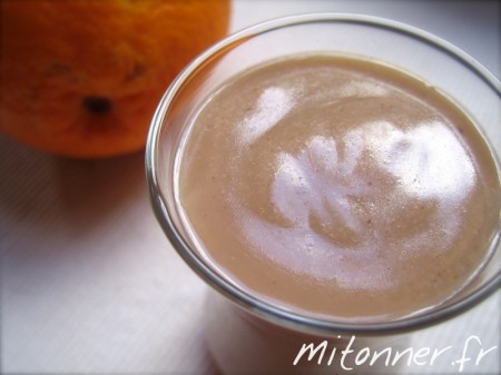 Crème dessert à la châtaigne et à l'orange