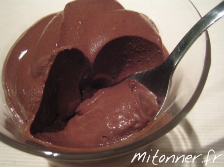 Crème au chocolat et à la crème de marrons