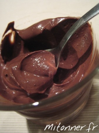 Crème au chocolat et à la crème de marrons