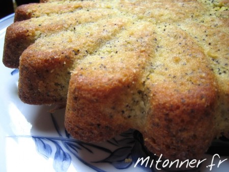 Gâteau au citron et au pavot