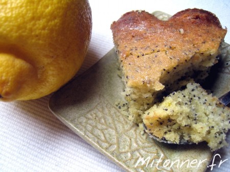 Gâteau au citron et au pavot
