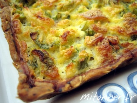 tartelettes aux oignons nouveaux