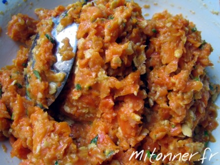Gratin de poisson épicé aux carottes