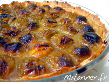 Tarte aux reines-claudes