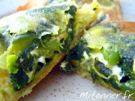 Epinards et feta en feuilles de brick